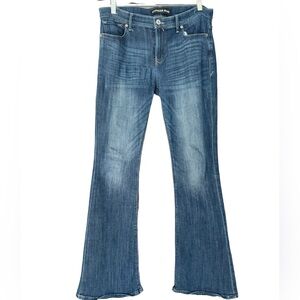 Express Jeans Women’s size 10R Slim Flare Mia Midrise